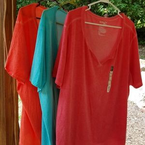 Blouses by Terra Sky-(t-shirt type material)